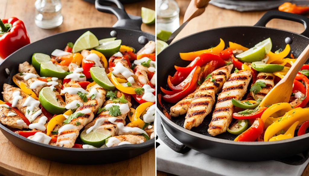 how to make chicken fajitas