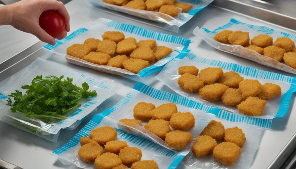 freezing chicken nuggets