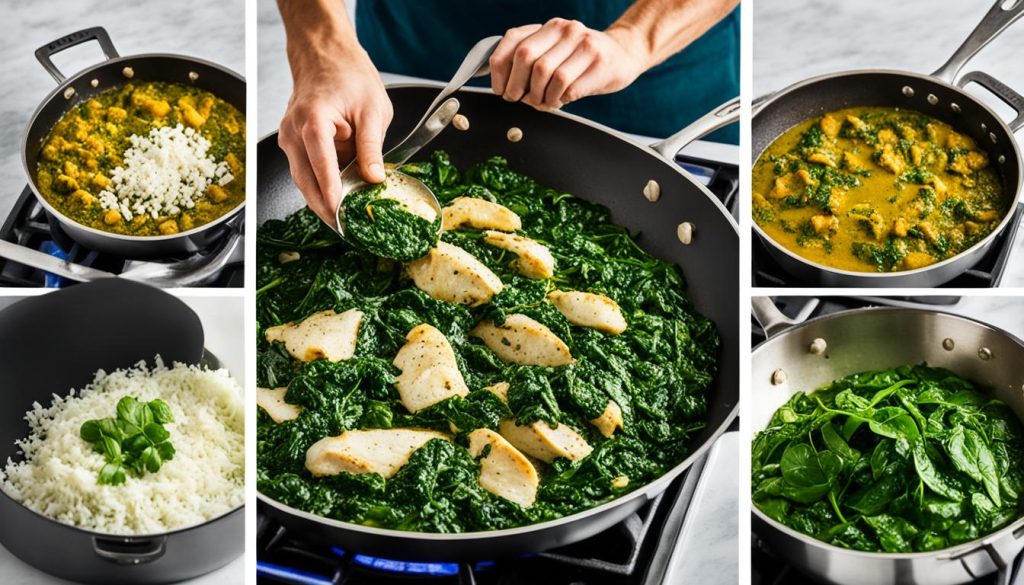 how to make chicken saag