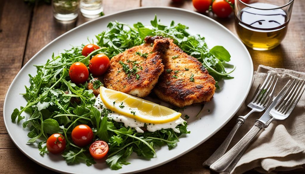 serving suggestions for chicken Milanese