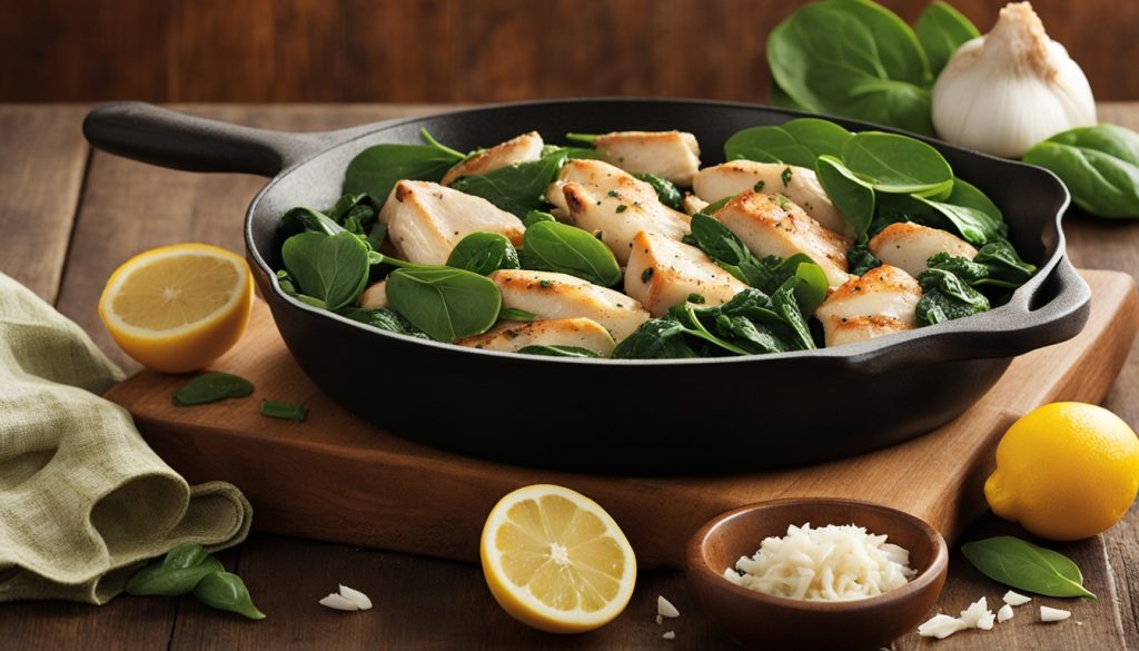 easy chicken and spinach recipe